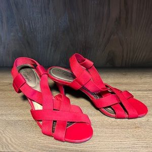 Red & Sassy! Very comfortable and stylish heals
